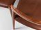Mid-Century Danish Model 75 Chairs in Teak and Original Aniline Leather by Niels Otto Møller, Set of 6 6