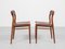 Mid-Century Danish Model 75 Chairs in Teak and Original Aniline Leather by Niels Otto Møller, Set of 6 5