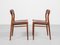 Mid-Century Danish Model 75 Chairs in Teak and Original Aniline Leather by Niels Otto Møller, Set of 6, Image 5