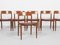 Dänische Mid-Century Modell 75 Stühle aus Teak und Originalem Anilinleder von Niels Otto Møller, 6er Set 2