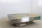 Stainless Steel and Brass Coffee Table by Jean Claude Dresse 5