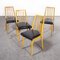 Mid-Century Upholstered Dining Chairs from Interier Praha, 1960s, Set of 4 3