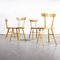 Beech Dining Chairs from TON, 1960s, Set of 4 1