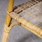 French Rattan Side Table with Laminate Top, 1950s 3