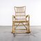 Rocking Chair en Rotin avec Accoudoirs Hoop, France, 1950s 7