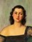 Ritratto di donna nobile, dipinto originale, anni '20, Immagine 2
