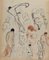 Norbert Meyre, The Figures Sketches, Original Drawing, Mid-20th-Century 1