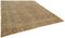 Large Vintage Beige Area Rug, Image 1