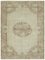 Vintage Turkish Beige Area Rug 1