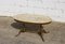 French Oval Marble and Brass Coffee Table, Image 1