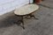 French Oval Marble and Brass Coffee Table, Image 5