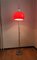 Rote italienische Mid-Century Lucerna Stehlampe von Guzzini, 1960er 2