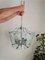 Mid-Century 6-Sided Glass and Metal Chandelier by Fontana Arte for Veca, 1970s 8