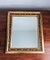 Vintage Baroque Style Framed Mirror with Gold Leaf Frame and Vining Flowers 1