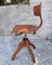 Vintage Industrial Adjustable Swivel Desk Chair, Yugoslavia, 1950s 1