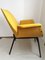 Mid-Century Modern Yellow Armchair, Yugoslavia, 1950s 3