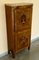 19th Century French Drop-Front Marquetry Secretaire or Abattant in Oak 4