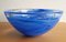 Blue Bowl and Centerpiece by Anna Ehrner for Kosta Boda, 1990s 3