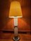 Vintage Space Age White Chrome Table Lamp, 1970s 2