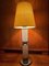 Vintage Space Age White Chrome Table Lamp, 1970s, Image 2