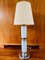 Vintage Space Age White Chrome Table Lamp, 1970s, Image 5