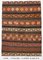 Kilim Rug in Pastel Brown and Orange 1