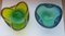 Vintage Murano Glass Bowls, 1960s, Set of 2 2