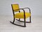 Danish Wool Rocking Chair by Fritz Hansen for Kvadrat Furniture, 1950s, Image 1