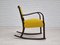 Danish Wool Rocking Chair by Fritz Hansen for Kvadrat Furniture, 1950s 10