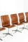 Oxford Swivel Chairs in Brown Leather by Arne Jacobsen, Denmark, 1965, Set of 5, Image 2