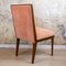 Spanish Chair in Walnut with Velvet Pink Seat, 1940s, Image 3