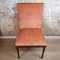 Spanish Chair in Walnut with Velvet Pink Seat, 1940s 7