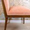 Spanish Chair in Walnut with Velvet Pink Seat, 1940s, Image 10