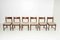 Teak and Brass Dining Room Chairs by Ilmari Tapiovaara for La Permanente Mobili Cantù, Italy, 1970s, Set of 6, Image 1