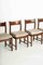 Teak and Brass Dining Room Chairs by Ilmari Tapiovaara for La Permanente Mobili Cantù, Italy, 1970s, Set of 6 4