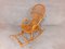 Vintage Rocking Chair in Rattan 1