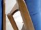 Sessel aus Nussholz mit blauen Samtbezügen von Hans Juergens für Deco House, 2er Set 12