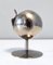 Posacenere postmoderno sferico in acciaio con coperchio, Italia, Immagine 4