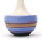 Weiß & Blau verzierte Vasen aus Steingut von Vanni, 1980er, 2er Set 13