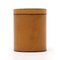 Cylindrical Leather Box with Lid by Renato Bassoli, 1960s / 70s 2