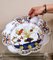 Vassoio centrotavola in ceramica con decorazione Garofano dipinta a mano, Italia, Immagine 17