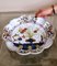 Vassoio centrotavola in ceramica con decorazione Garofano dipinta a mano, Italia, Immagine 18