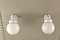 German Outdoor Wall Lamps in Porcelaine, 1935, Set of 2, Image 1