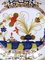 Italienisches Handbemaltes Keramik Tablett mit Garofano Dekoration, Faenza 8
