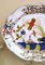 Vassoio in ceramica dipinta a mano con decorazione Garofano, Italia, Immagine 6