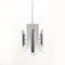 7-Light Chrome & Metal Pendant from Lampter, 1970s 3