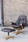 Swedish Lounge Chair with Ottoman from Göte Möbler, 1960s, Set of 2, Image 1