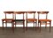 Dänische Mid-Century Stühle aus Teak, 1960er, 4er Set 1