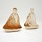 Sculptures Vintage en Argile, 1960s, Set de 2 2