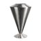 Italian Clepsydra-Steel Satinato Vase from VGnewtrend 1